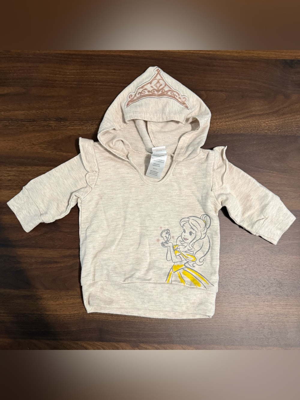 Baby girl Belle Disney hoodie